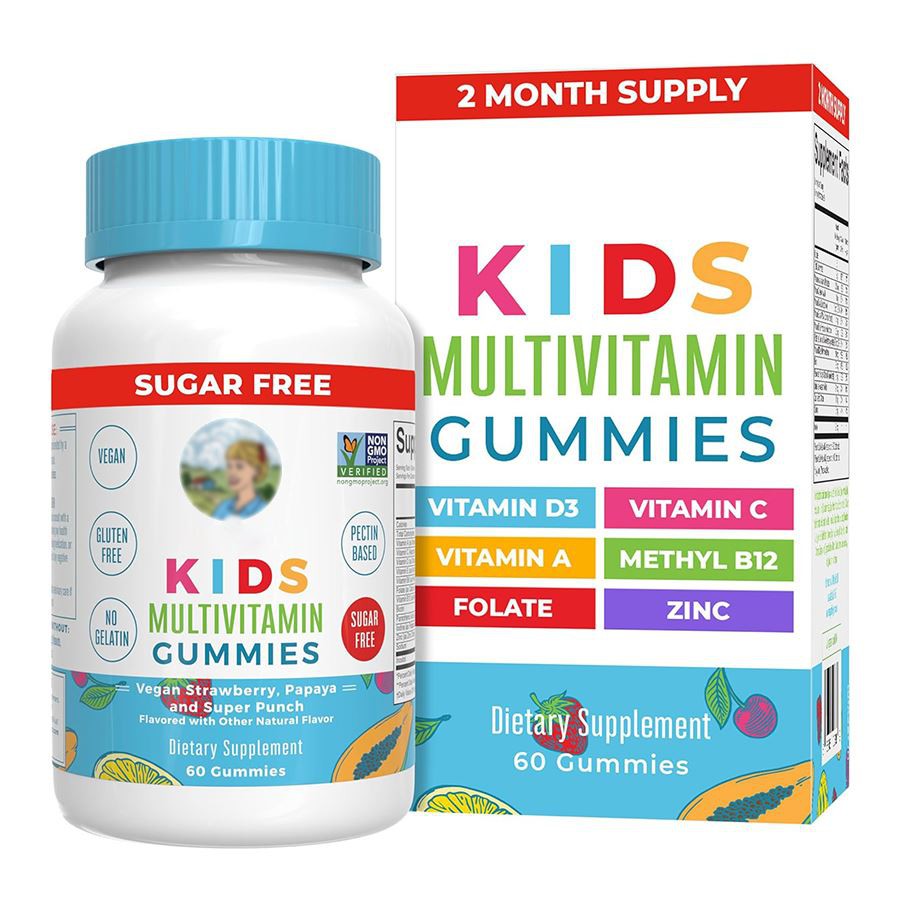 Maryruth's Kids Multivitamin Gummies Delicious, výživná podpora pre pestovanie telies