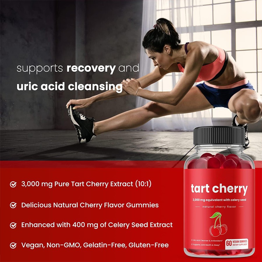 Tart Cherry & Celery Seed Vegan Gummies Natural Support For Uric Acid Health Antioxidant Defense And Daily Wellness best Tart Cherry & Celery Seed Vegan Gummies Natural Support For Uric Acid Health Antioxidant Defense And Daily Wellness best