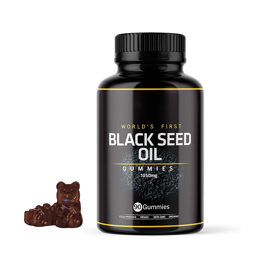 Prvé svetové čierne semená Gummies Gummies Nature's Multidimenzionálny wellness podporuje antioxidant, Skin - Zvyšovanie holistickej vitality